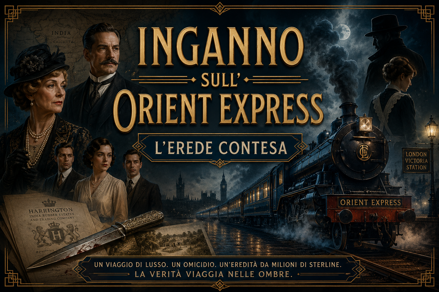 Cena con delitto a Padova "intrigo sull'orient express - l'erede contesa"