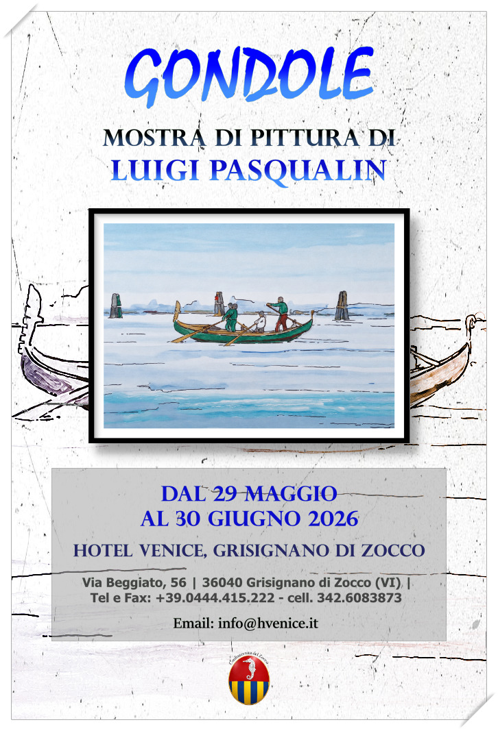 “Gondole” mostra di pittura di Luigi Pasqualin