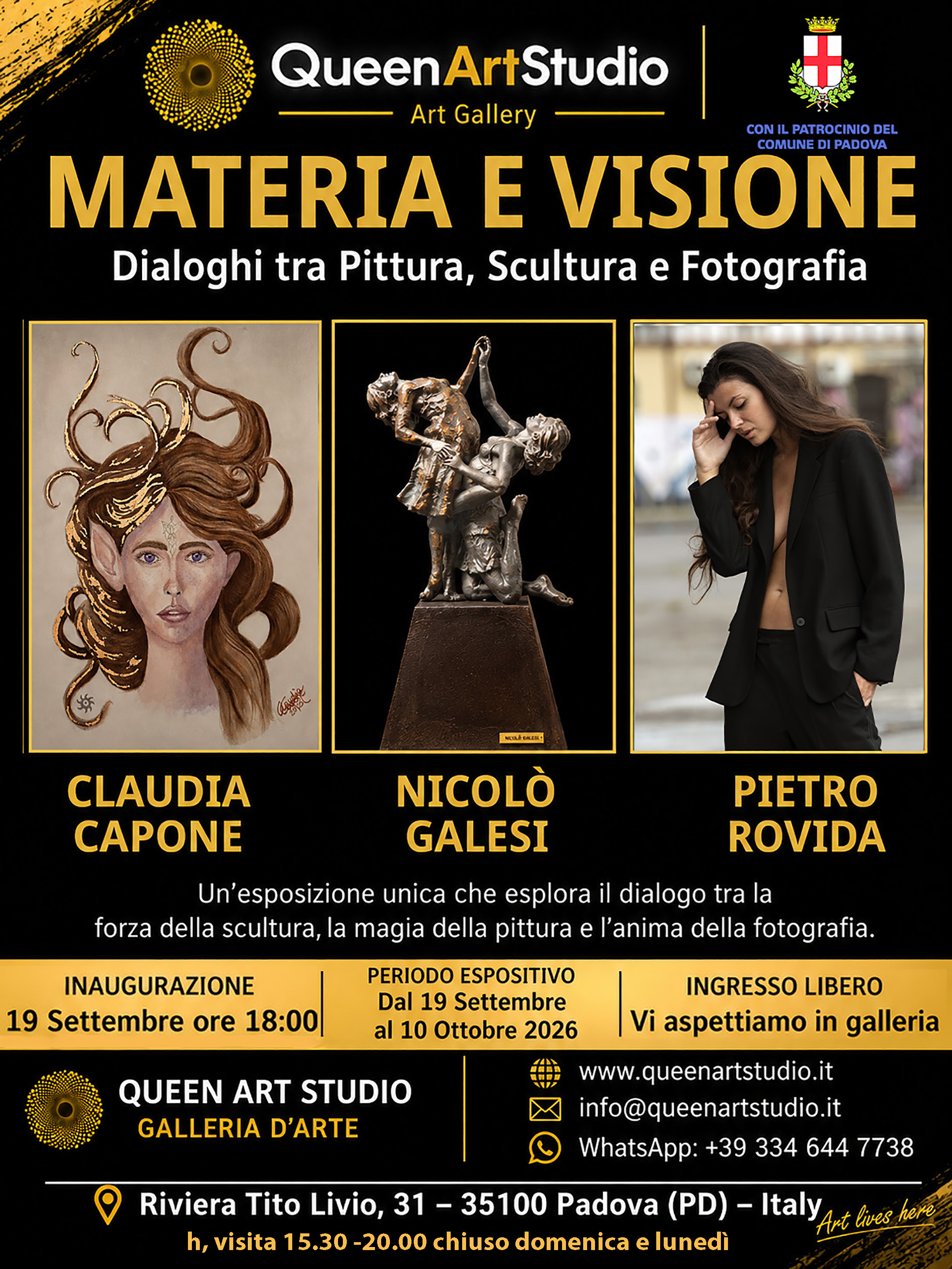 "Materia e Visione. Dialoghi tra Scultura, Pittura e Fotografia"