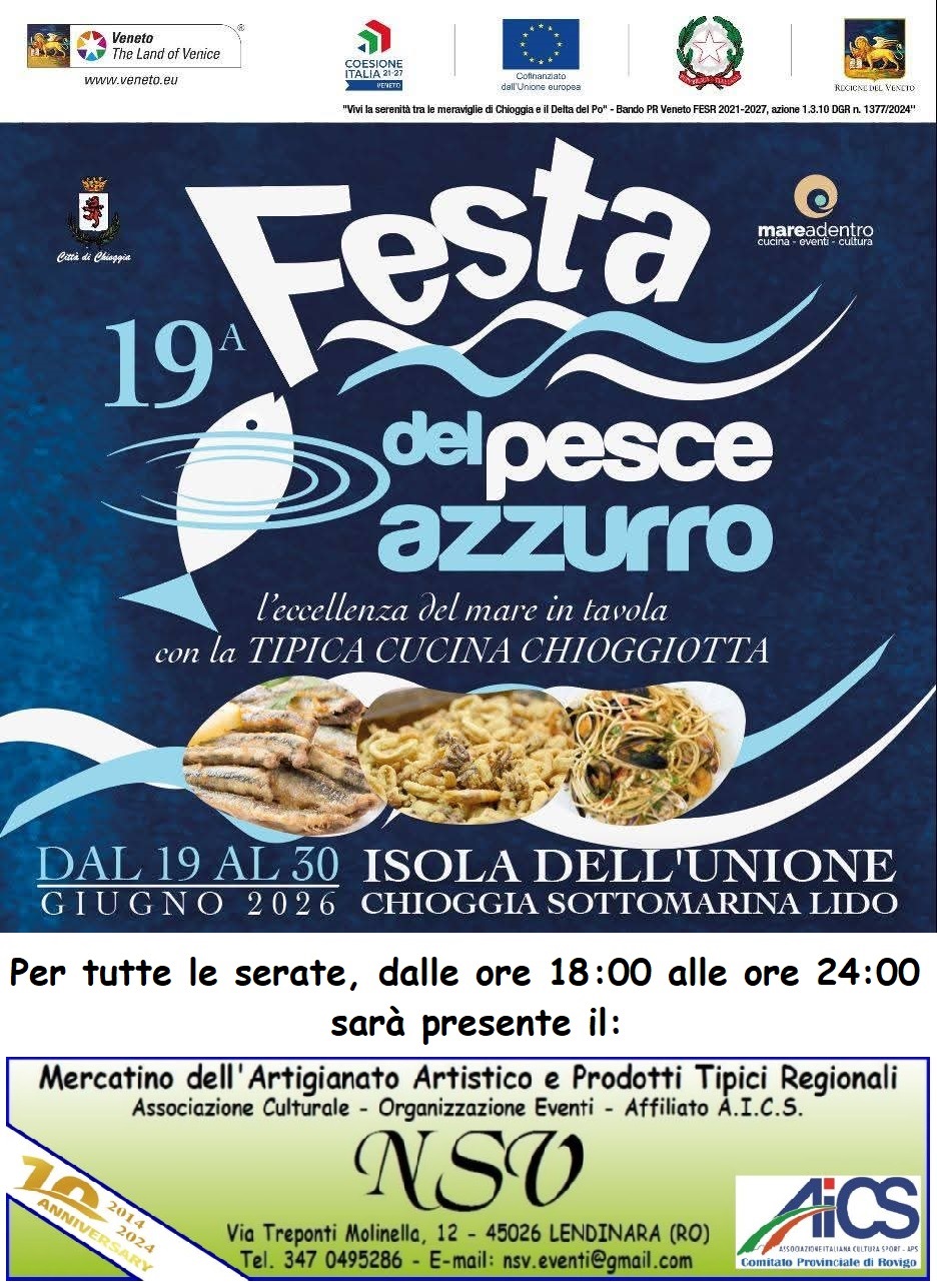 Mercatini della 19^ Festa del Pesce Azzurro