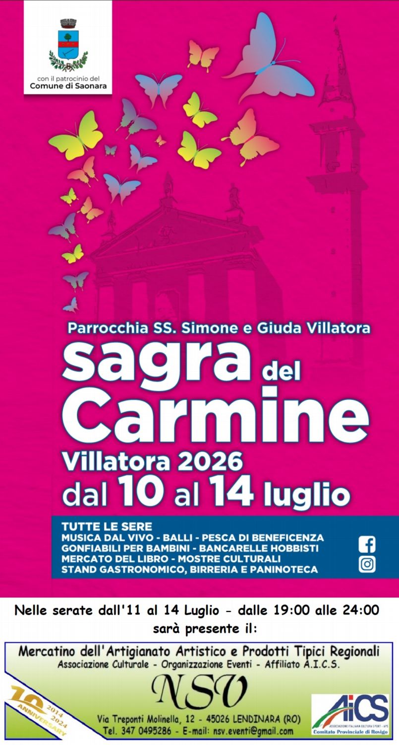 Mercatini della Sagra del Carmine