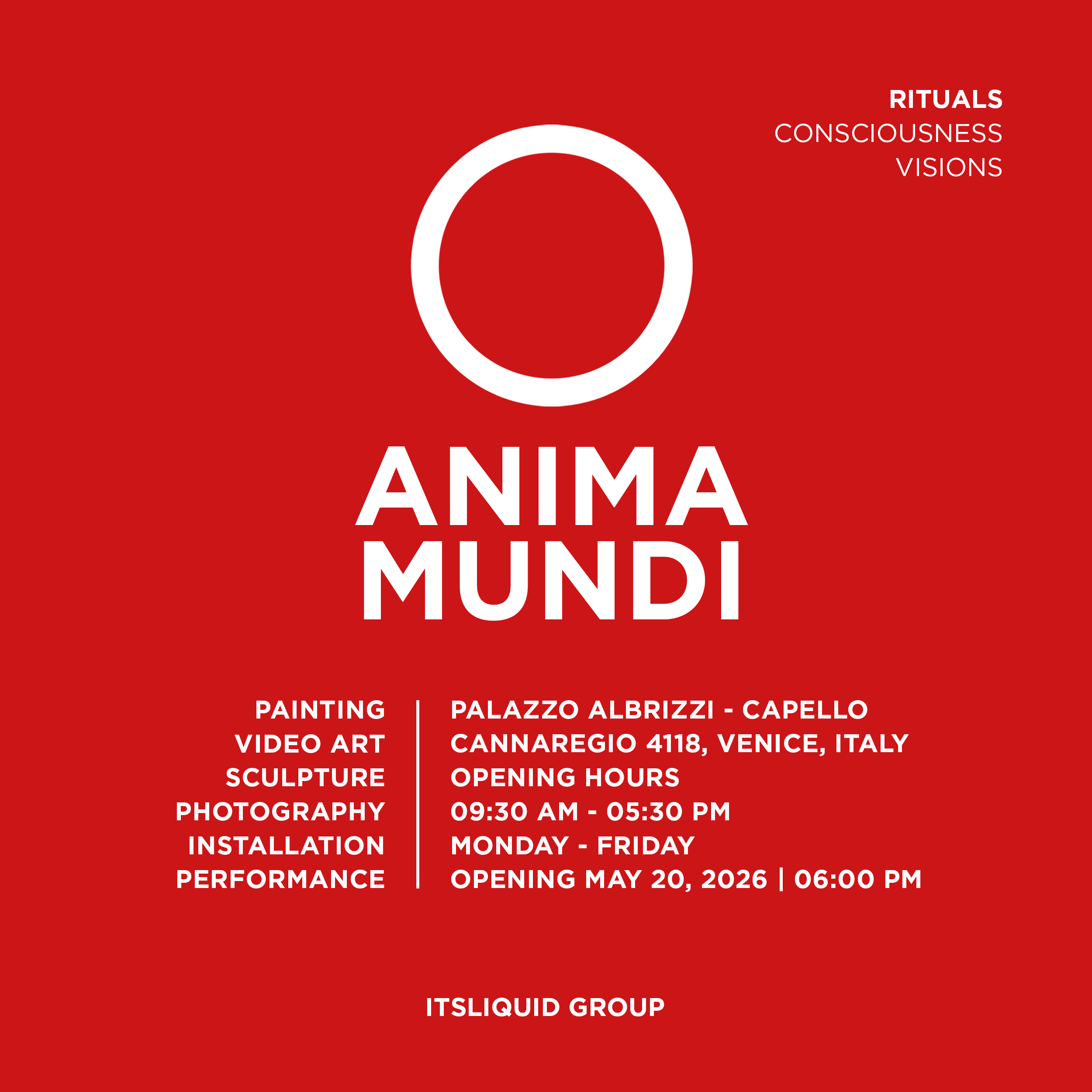 RITUALS - ANIMA MUNDI 2026