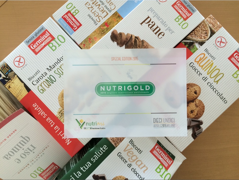 A GERMINAL BIO IL PREMIO NUTRIGOLD PER LA MIGLIORE INNOVAZIONE NUTRIZIONALE DEL 2015