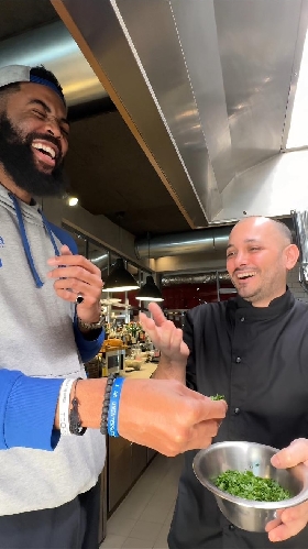 SCIALATIELLI ALLA GALLINELLA DI MARE, CHEF CIRO PRESENTA LA RICETTA CON LA STAR DEL BASKET 
